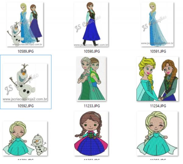 Coleção Frozen